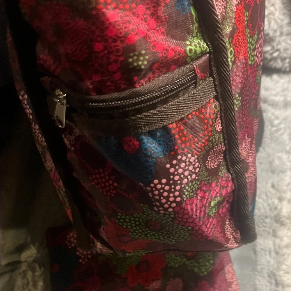 Floral Multi-Color Tote Bag Set - Picture 5 of 7